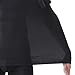 DAVID ARCHY Men's 3 Pack Rib Modal Crewneck Undershirts (M, Black)