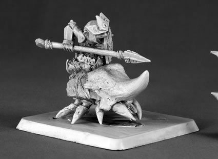 Bata Beetle Rider Captain Warlord Miniatures by Reaper