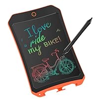 mom&myaboys Colorful LCD Electronic Writing Tablet Toys for 4-12Year Old Boys, Teen Boy Girl Birthday Presents Gifts,Boy Gifts 8.5" Handwriting Paper Drawing Tablet at Home and Outdoor(Orange
