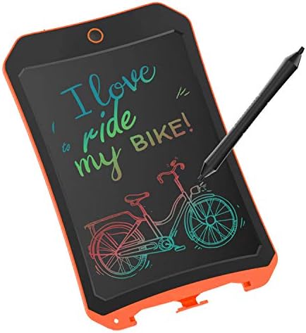 BIBOYELF Colorful LCD Electronic Writing Tablet Toys for 4-9Year Old Boys, Teen Boy Girl Birthday Presents Gifts,8.5" Handwriting Paper Drawing Tablet at Home and Outdoor(Orange)