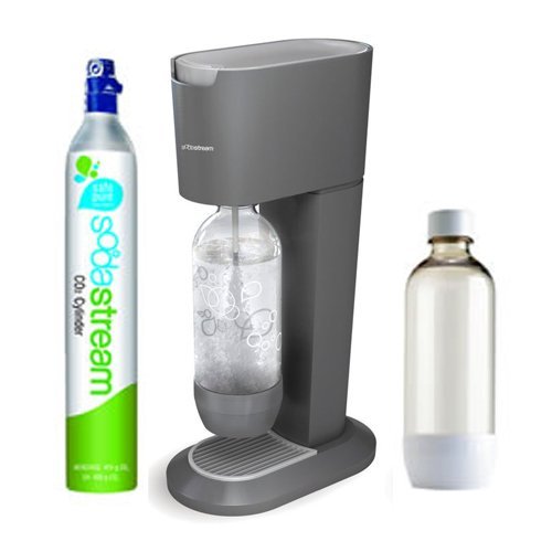 SodaStream 1017512018 Genesis Home Soda Maker, Black and Silver