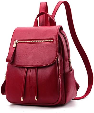 PU Leather Backbag Bags Red