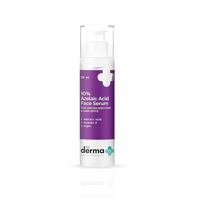 The Derma Co 10 Azelaic Acid Face Serum for Uneven Skin Tone & Dark