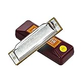 PLCEO Folkmaster Standard 10-Hole Diatonic Harmonica, Key of C