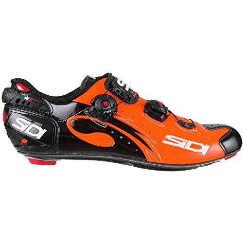 Sidi Wire Push Cycling Shoe - Men's Orange Black, 43.5