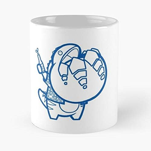 Monster Crossing Gammon Dodogama Right Facing Classic Mug - Funny Gift Coffee Tea Cup White 11 Oz The Best Gift For Holidays. Otisioope