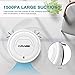 LAYOPO Robot Vacuum Cleaner, 3-in-1 Quiet Automatic Smart Sweeper Robot with Mopping Cleaner, 1500Pa Powerful Suction, Anti-collision Protection, Robotic Vacuum Cleaner for Pet Hair, Hard Floor&Carpetthumb 3