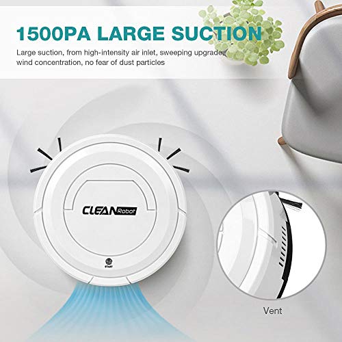 Toy Vacuum Cleaner, Mini Robot Vacuum Cleaner, Pretend Play Kids Home Cleaning Toy with Touch Switch, Housekeeping Floor Cleaning Tools for Children (#3) - Thumbnail 7