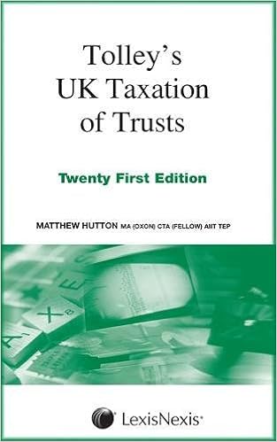 Amazoncom Tolleys Uk Taxation Of Trusts 9780754540656 - 