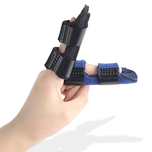 MILIMIEYIK Trigger Finger Splint, Support Brace for Straightening Curved, Bent, Locked and Stenosing Tenosynovitis Hands Black - Thumbnail 5