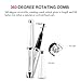 TOUCHBeauty High-end Series EC-1218 Rechargeable ±360 Rotary Heated Eyelash Curler