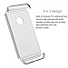 iPhone 6 Case, MINIMALISM 3 in 1 Ultra Thin and Slim Design Coated Premium Non Slip Surface with Excellent Grip Case Fit for iPhone 6 (4.7'')(2014) and iPhone 6S (4.7'')(2015) -- Silver