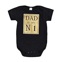 Adagod Daddy Father Newborn Infant Baby Girl Letter Romper Bodysuit Valentine Outfits Clothes Black