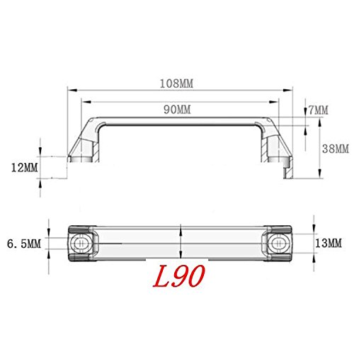 3 Aluminum+Extrusion+Profile+Install+Kit+4pcs