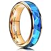 King Will Men's 8MM Multi Faceted Tungsten Carbide Ring Polished Wedding Engagement Band (7)