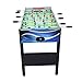 Hathaway Allure 48 inch Foosball Table for Family Game, Arcade or Rec Rooms - With Smooth Playfield, Dual Abacus Scoring, Auto Ball Return, Sturdy Leg Levelers & Foosball Balls – Black & Blue