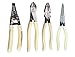 Klein Tools D2000-28GLW + D2000-9NEGLW + 11054GLW + D203-8-GLW Hi-Viz Pliers