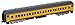 Bachmann Industries Union Pacific #1115 Yellow 72' Heavyweight Coach with Lighted Interior