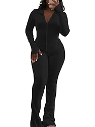 HBQ Women's 2 Piece Tracksuit Sets Long Sleeve Zip