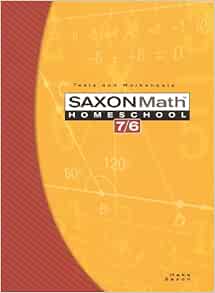 Saxon Math 7/6, Homeschool Edition: Tests and Worksheets (Reproducible)