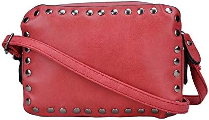 Small Crossbody Purse for Women Girls Cellphone Bag Cross Over Shoulder Bag PU Leather Handbag iPhone X 8 7 Plus Samsung Galaxy S8+ S7 Edge Wallet Purses Gift Gottowin (Red)