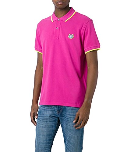 HOT Pink Kenzo Polo Mens Kenzo Paris Men's Polo Tiger Pink, L