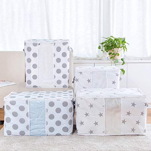 image for OUYAWEI Practical Portable High Capacity Non-Woven Quilt Storage Bag F