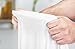Utopia Kitchen 4FT Spandex Tablecloth [1 Pack, White] 200 GSM Stretch, Fitted, Washable and Wrinkle Resistant Table Cloth Rectangle Cover for Trade Shows, Wedding, Parties [48Lx30Wx30H Inch]