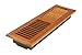 Accord AOFROML414 Floor Register with Red Oak Louvered, 4-Inch x 14-Inch (Duct Opening Measurement), Medium Finish