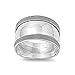 Sterling Silver Women's Bali Ring Wide 925 Band Rope Milgrain Look Sizes 5-12