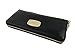 Michael Kors Black Jet Set Travel Continental Black Mirror Zip Around Wallet Wristlet