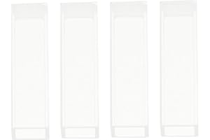 JECOMPRIS Glass Cuvette Set Optical Comparative Analysis for Spectrophotometer 10mm 4pcs Laboratory Sample