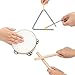 Sokoni Toy Wooden Kids Percussion Educational Musical Instrument Set for Children Preschool Toddlers with Xylophone Triangle Tambourine for Kids - Storage Backpack and Activity eBook BONUS (BLUE)