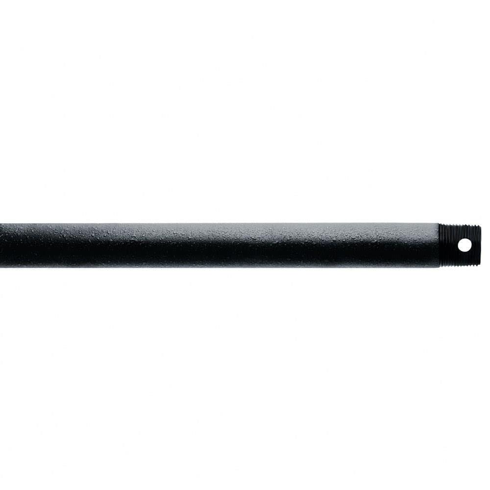 Kichler 360001DBK Accessory Fan Down Rod 18-Inch, Distressed Black — image 1