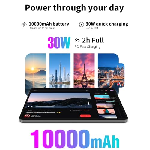 TECLAST Artpad Pro 12.7 Inch 2.2GHz Helio G99 Octa-Core Gaming Tablet Android 15, Dual SIM 4G LTE + 5G WiFi, 2176 x 1600, 20 GB RAM+256 GB ROM(TF 8TB) 10000 mAh 30 W Fast Charge, Pen Included