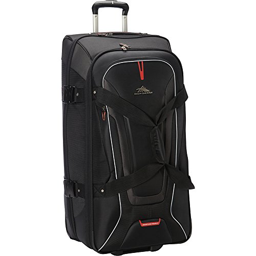 High Sierra AT7 Upright Wheeled Rolling Duffel Bag, Black, 32Inch