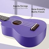 Donner Soprano Ukulele DMU-01 21in Matte Purple Bundle Kit with Lessons view 2