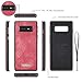 XRPow Galaxy S10 Plus Case Wallet, S10+ Detachable Slim Cover, Premium Leather Folio Magnetic Wallet Protection Card Slot Holder Removable Back Shell Carrying Cover for Samsung Galaxy S10 Plus RED