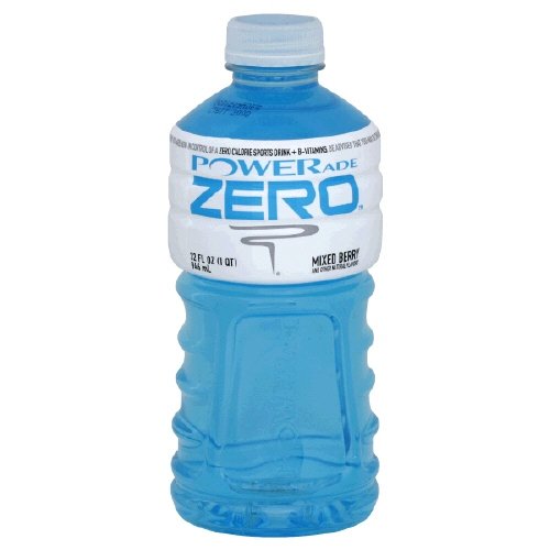 Powerade Zero Sports Drink, + B-vitamins, Mixed Berry 32 Fl Oz (Pack of 2)