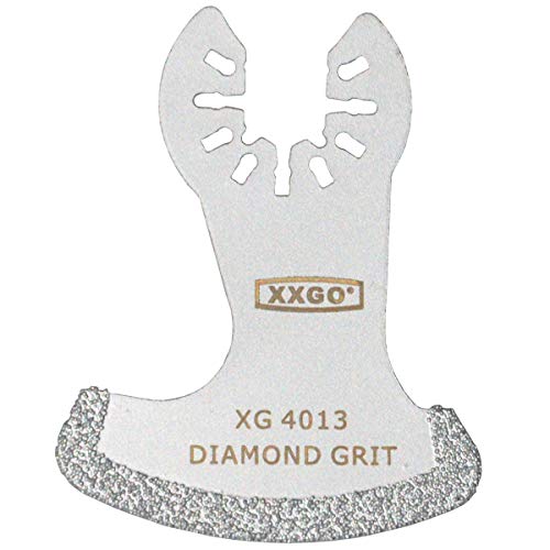 XXGO 4 Pcs Oscillating Multi Tool Diamond Blades for Grit Grout Removal XG4004D