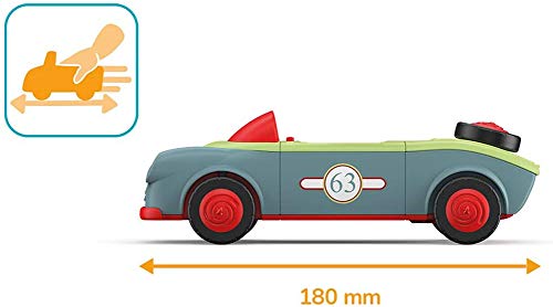 Toddys by siku 0106, Olli Oldy, 3-teiliges Spielzeugauto mit Licht und Sound, Zusammensteckbar, Inkl. beweglicher… – Bild 4