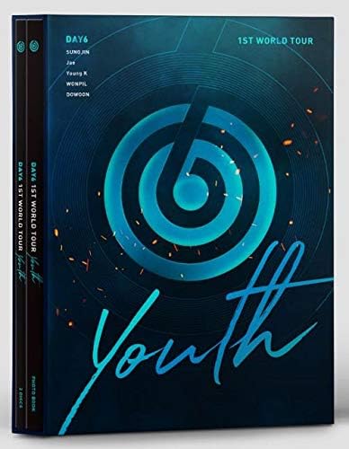JYP Entertainment DAY6 1st World Tour [Youth] DVD +Photobook+Photocard+Postcard+Extra Photocards Set