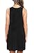 Women's Summer Sleeveless Swing Casual T-shirt Dress Loose Tank Plus Size Dresses With Pockets Jo&Sha