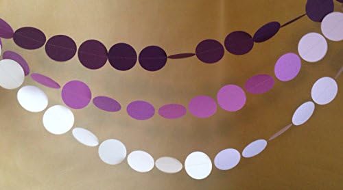 Purple Ombre Paper Garland