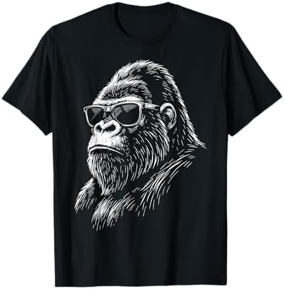 Amazon.com: Polygon Art Silverback Gorilla Gorillas T-Shirt