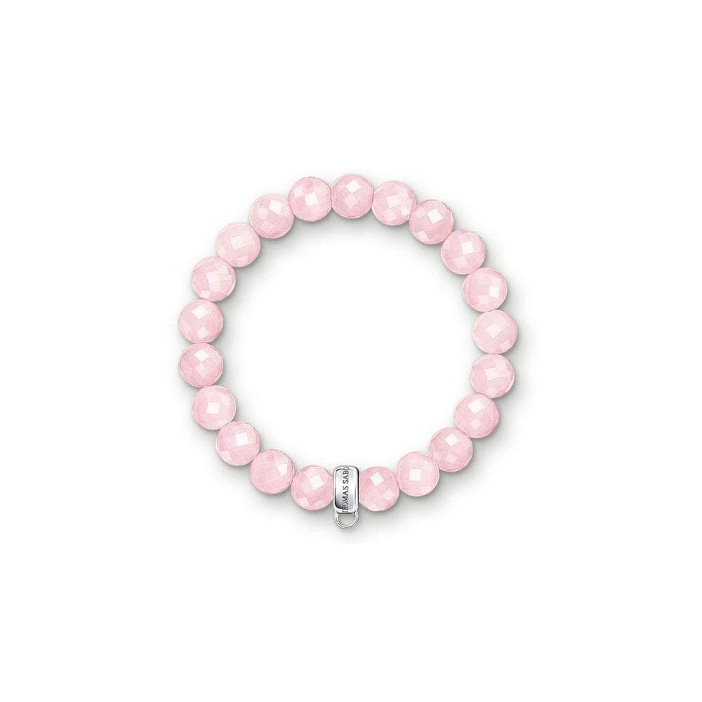 Thomas Sabo Charm Bracelet Pink 925 Sterling Silver X0191-034-9-L15.5