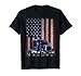Truck Driver American Flag Trucker T-Shirt