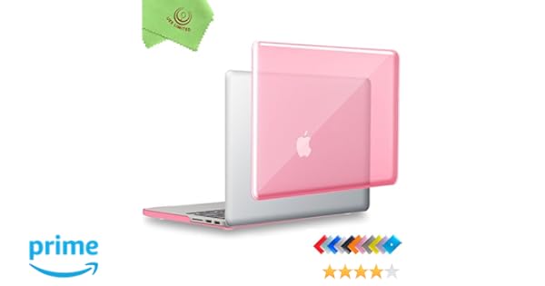 Ueswill Glossy See Through Crystal Clear Hard Case Shell Cover For Macbook Pro Retina 15 Inch Mid 12 13 14 Mid 15 Clear No Touch Bar No Cd Rom Model A1398