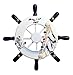 Nautical Mediterranean Handcrafted Wooden Ship Wheel 9