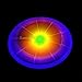 Nite Ize Flashflight Jr. Light Up Flying Disc for Kids, 120g Smaller Disc for Children, Color-Changing Disc-O LED Disc for Nighttime Play